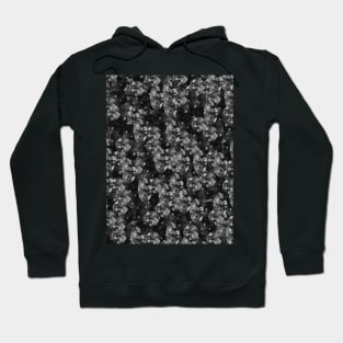 Grey Minimal Abstract Collage Mosaic. Hoodie